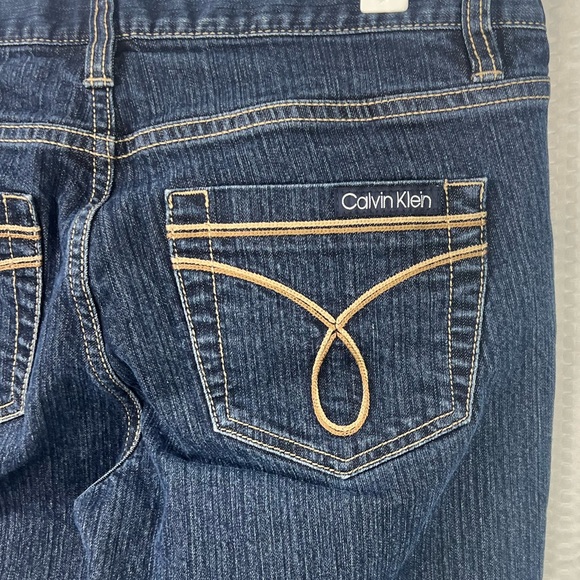 Calvin Klein Jeans women's size 27/4 skinny straight denim dark wash Casual VTG - Picture 10 of 13